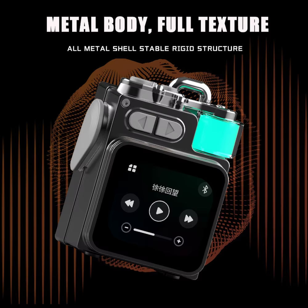 Bluetooth Metal Wireless Speaker with LED Display & RGB Subwoofer - Ultimate Portable Audio Experience