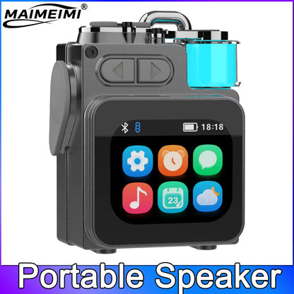 Bluetooth Metal Wireless Speaker with LED Display & RGB Subwoofer - Ultimate Portable Audio Experience