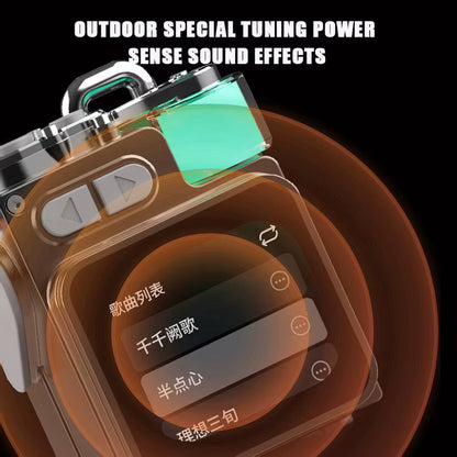 Bluetooth Metal Wireless Speaker with LED Display & RGB Subwoofer - Ultimate Portable Audio Experience