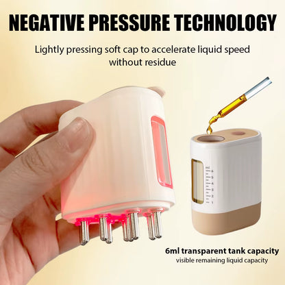 Revitalize Your Hair: Microcurrent Scalp Massager Comb with Red Light Therapy & Vibration for Effective Anti-Hair Loss Treatment